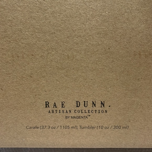 Rae Dunn Bedside Water Carafe set - Picture 4 of 4